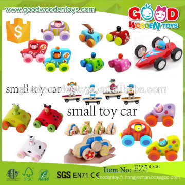 EN71 vente chaude de jouets en bois petite voiture de jouet en bois OEM / ODM petite voiture éducative pour enfants